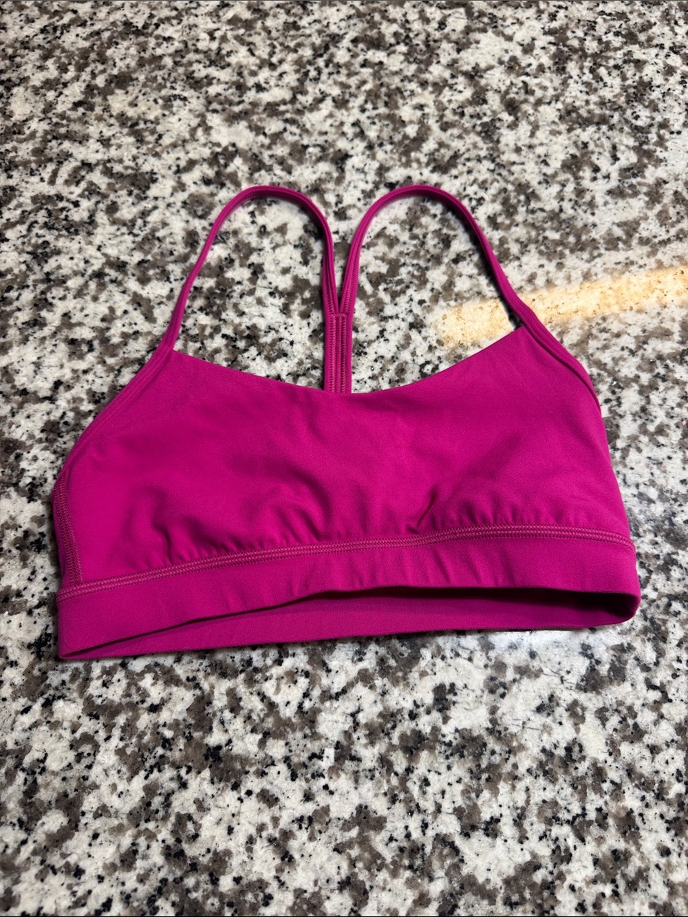 Magenta Strappy Comfort Sports Bra - Women's Intimates